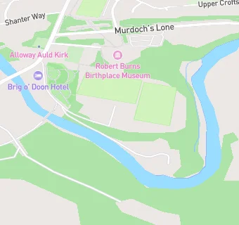 map for Ayr Rugby Club