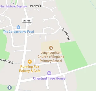 map for Longhoughton Church of England Primary School