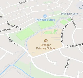 map for Drongan Primary School