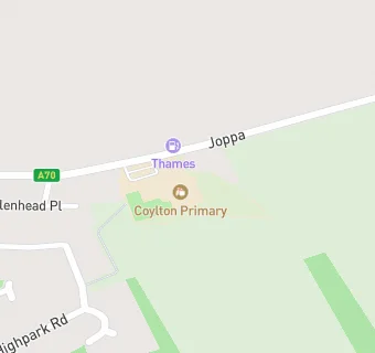 map for Coylton Primary School