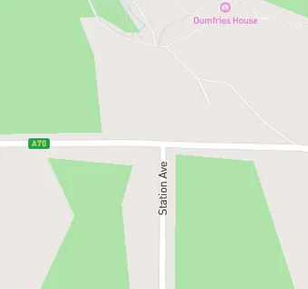 map for Dumfries House Lodge