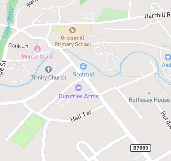 map for Dumfries Arms Hotel