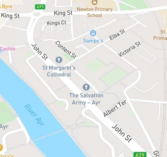 map for The Salvation Army