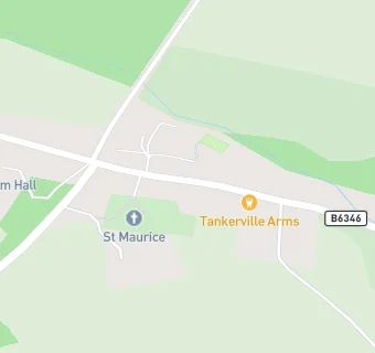 map for The Tankerville Arms