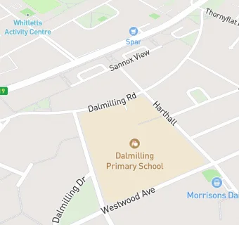 map for Dalmilling Primary School