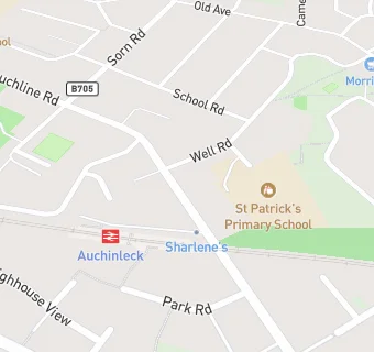 map for Auchinleck Surgery