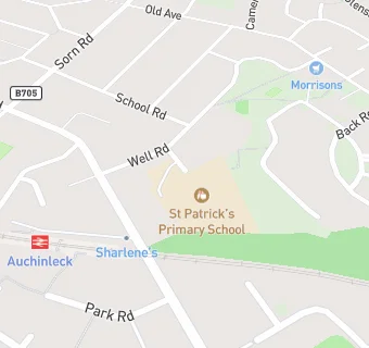 map for St Patrick's Primary School