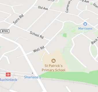 map for St. Patricks Primary School