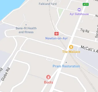 map for Ayr Bruins Tuck Shop