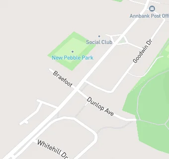 map for Annbank Village Hall SAC