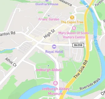 map for Abbey Takeaway