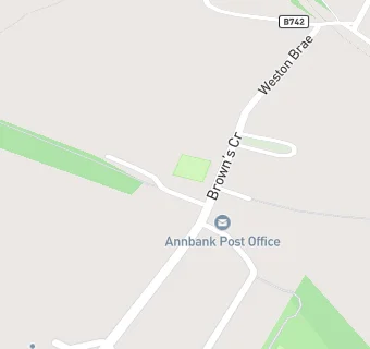 map for Annbank Bowling Club