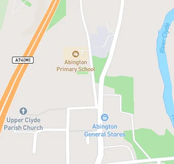 map for Abington Village Hall