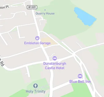 map for Dunstanburgh Castle Hotel