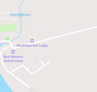 map for Blackwaterfoot Lodge