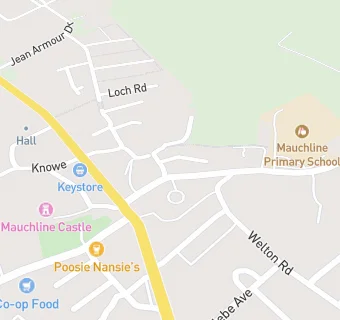 map for Ballochmyle Medical Group (Loan Green Surgery)