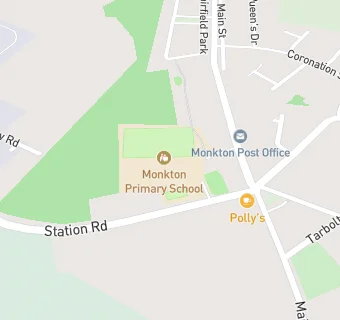 map for Monkton Primary School