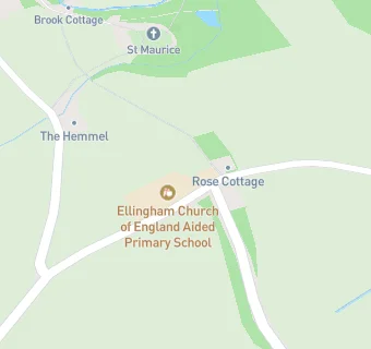 map for Ellingham Church of England Aided Primary School