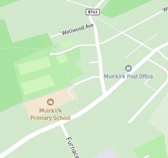 map for Muirkirk Primary School