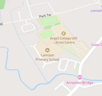 map for Lamlash Primary School