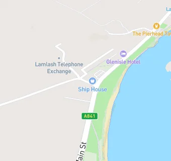 map for Lamlash Bay Hotel