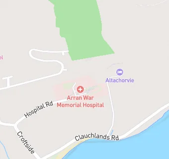 map for War Memorial Hospital