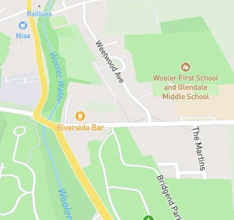 map for Glendale Middle School