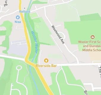 map for Budgens (Wooler) Riverside Store