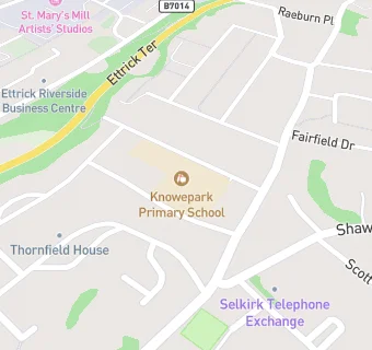 map for Knowepark Primary School
