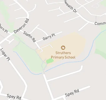 map for Struthers Primary School