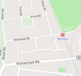 map for Kilmarnock Barassie Golf Club