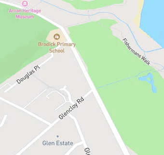 map for Brodick Primary School