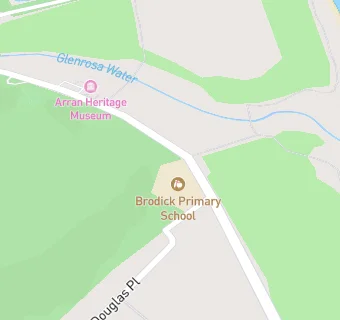 map for Brodick Primary School