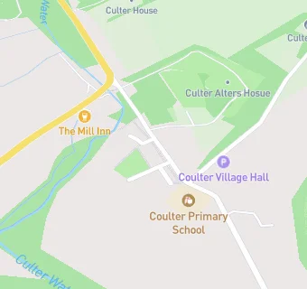 map for Coulter Village Hall