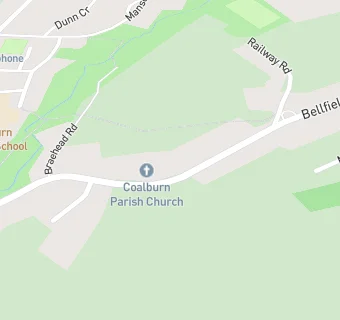 map for Coalburn Parish Church