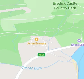 map for The Isle of Arran Gin Company