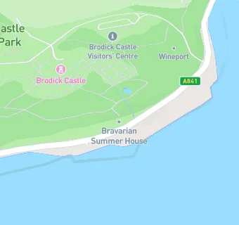 map for Brodick Castle