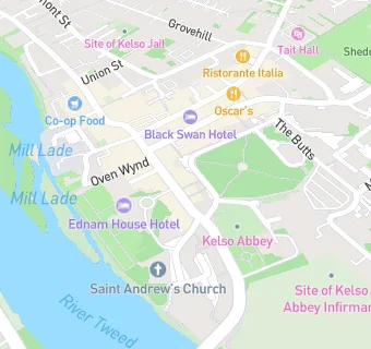 map for Queens Head Hotel