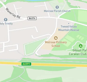 map for Melrose Primary School Nursery