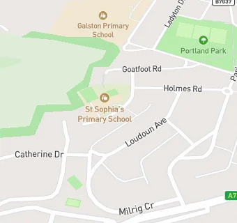 map for St. Sophias Primary School