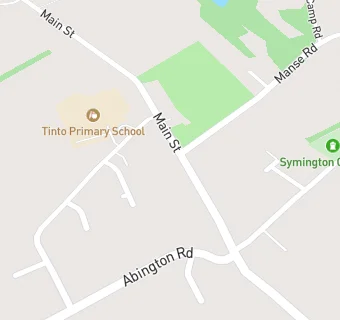 map for Symington Hall