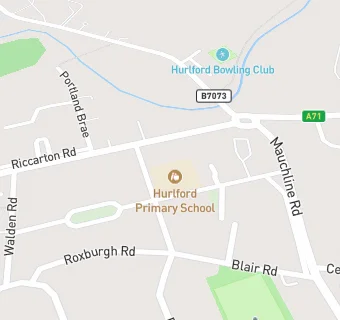 map for Hurlford Primary School