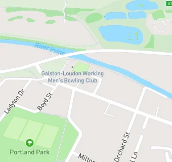 map for Loudoun Working Men's Bowling Club