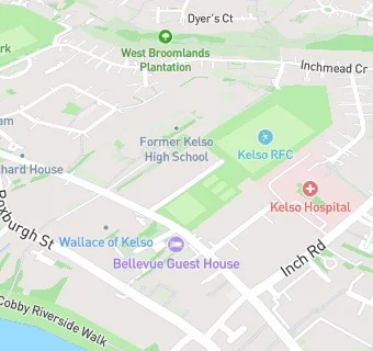 map for Kelso Bowling Club