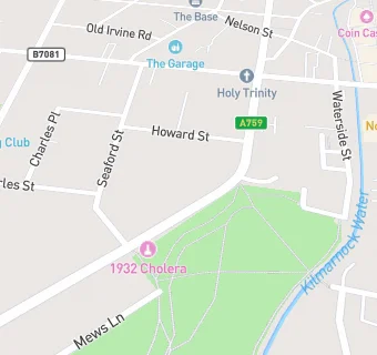 map for The Wards Medical Practice