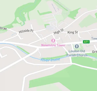 map for McConnell Pharmacy (Newmilns)