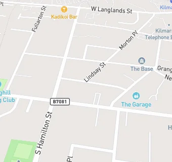 map for Old Irvine Road Surgery