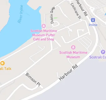 map for Scottish Maritime Museum