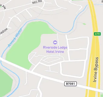 map for Riverside Lodge Hotel