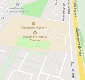 map for Kilmarnock Academy & James Hamilton